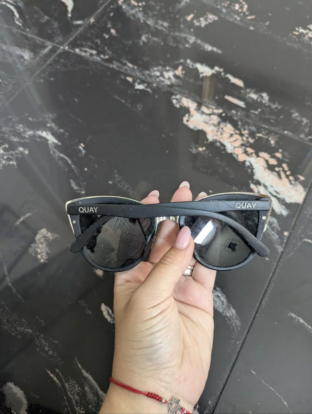 Quay Australia Black Cat Eye Sunglasses